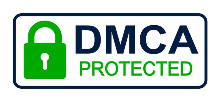 Biểu tượng DMCA Protected thường được hiển thị trên các trang web để thể hiện việc bảo vệ bản quyền