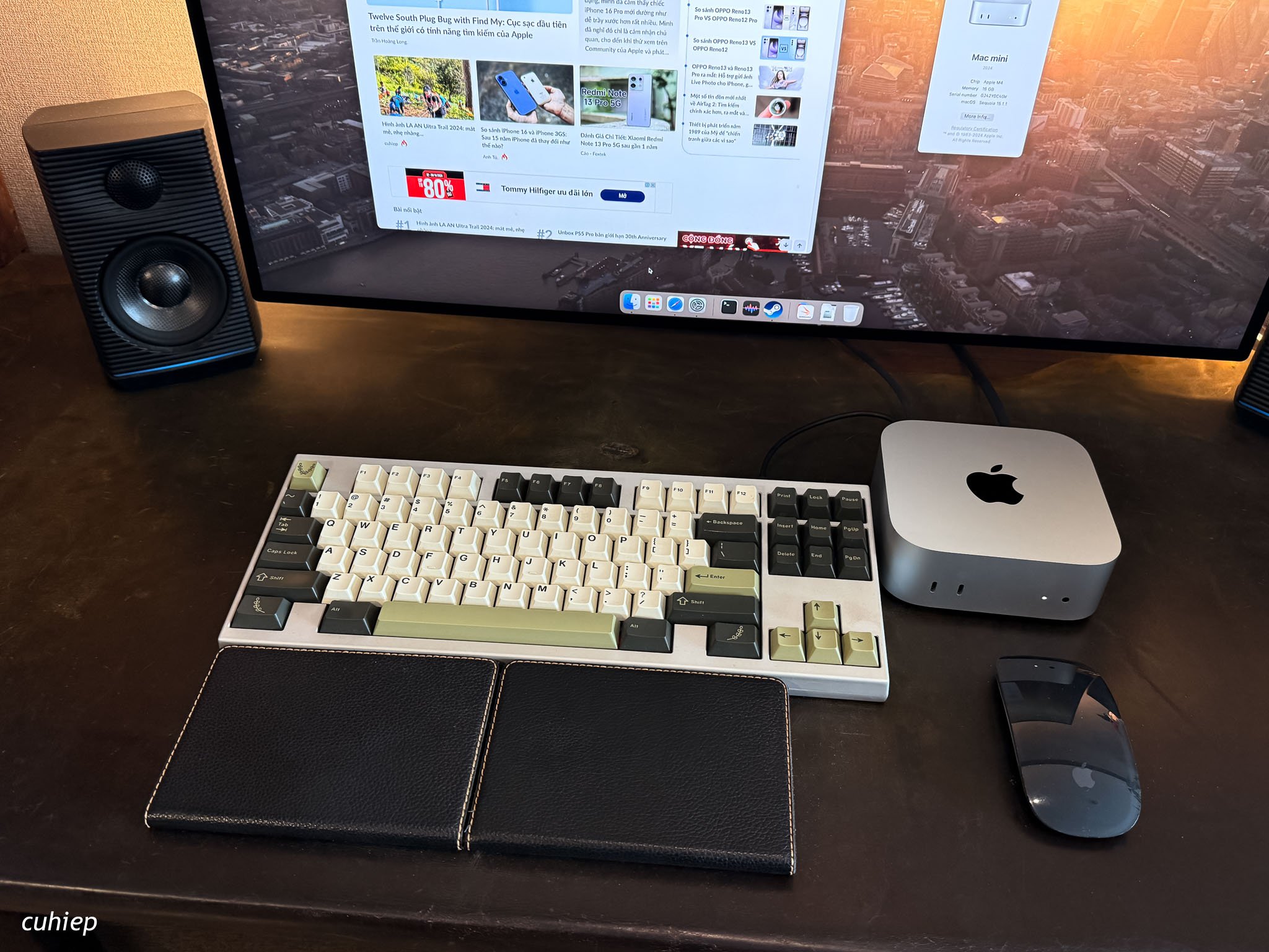 Mac Mini M4 trong môi trường làm việc chuyên nghiệp