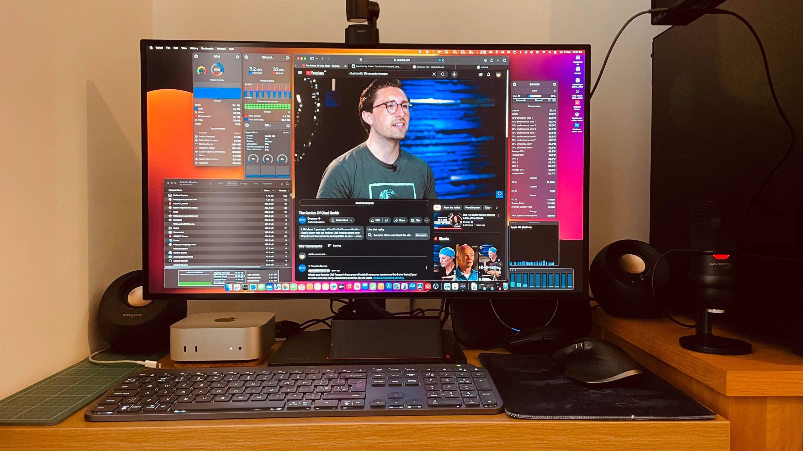 Xem video 4K HDR trên Mac Mini M4