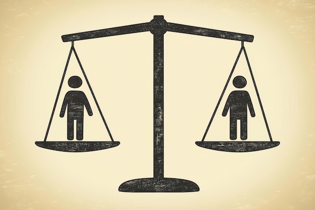 The scales of justice symbolizing the balance between AI innovation and copyright protection